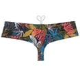 thumbnail image 4 of Botmois Men's Print Boxer Briefs Bathing Suit with Drawstring Quick-dry Swim Thong Mini Bottom Swimsuit Pouch Bikini Trunks Jockstrap Underwear Maple Leaf XL, 4 of 4