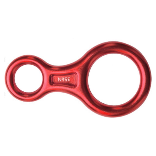yingyy Équipement d'Escala Équipement de Sécurité Accessoire de Descente Professionnel Simple en Forme de 8 pour le Sport en Plein Air Protégeant 1Set Rouge
