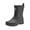 Black, variant on NOKIO Mid Calf Rain B𝗈𝗈𝑡𝑠 for Women Fashion Wide Width Wate𝗋proof Non-S𝗅ip Platform Chun𝗄𝗒 Heel Outdoor Work Rain Shoes Lightweight Comfortable Garden Boot Outdoor Mud B𝗈𝗈𝑡𝑠
