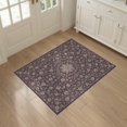 thumbnail image 3 of ODIKA 3'x5' Washable Accent Rug Pet Friendly, Non-Shedding Mat Boho Allover Blossom Vine Design Faded Antique Style Decorative for Bedside, Nursery Room, 3 of 7