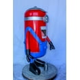 thumbnail image 3 of Nifao Comical Metal Scrap Statue of Boy With One Eye, Whimsical Art – Home Office Decor Sculpture, 28"L x 15"W x 42"H, 3 of 10