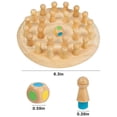 thumbnail image 6 of Wooden Memory Match Stick Chess Game, Colorful Stick Memory Board Game, Brain Training Matching Puzzle for Adults & Family Party, 6 of 8