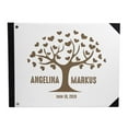 thumbnail image 1 of Darling Souvenir White Love tree Printed Hardbound Cover Guestbook For Wedding Guest Sign In Book Registry-9 x 12 Inches, 1 of 5