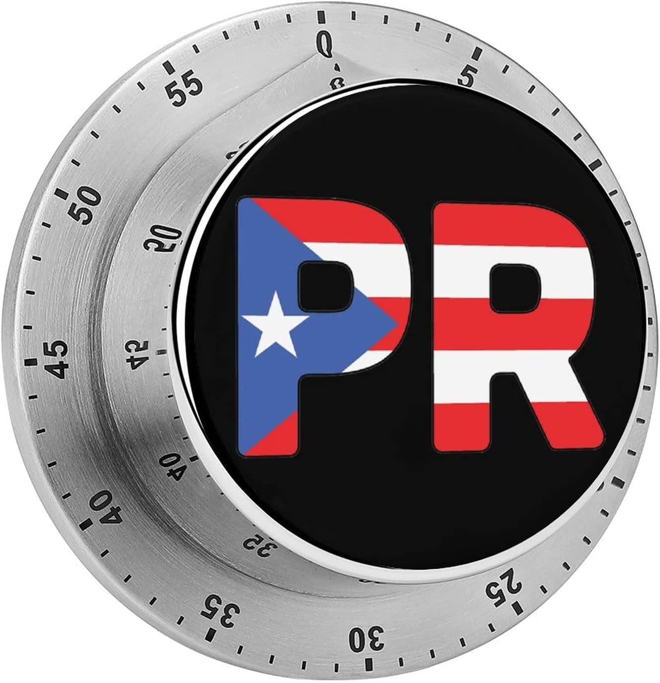 Puerto Rico Flag 60Minute Visual Countdown Timer with Back