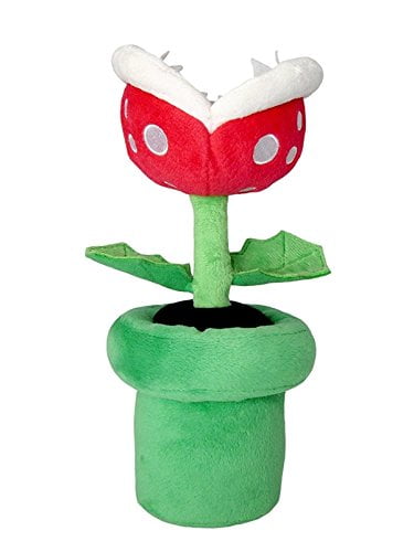 1Super Mario Bros Piranha Plant Plush Doll Flower Figure Stuffed Toy 9 inch Gift