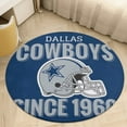 thumbnail image 2 of Football Cowboys Round Area Rugs for Bedroom Living Room, 2FT Soft Comfy Indoor Circle Carpets, Carpet Home Decor Floor Mat, 2 of 6