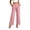 Pink-3, variant on Ohufall Dress Pants for Women Plus Size Fashion Casual Pockets High Waist Slacks Women's Solid Slim Fit Straight Leg Business Pants