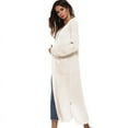 thumbnail image 4 of FNNMNNR Women‘s Loose Long Sleeve Open Front Breathable Cardigan Sweater with Pocket, 4 of 4