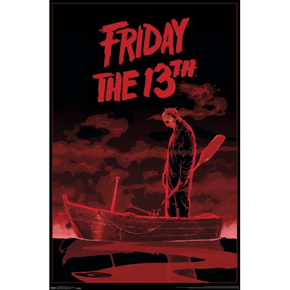Friday The 13th - Boat Wall Poster, 22.375" x 34"