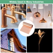 Uxcell Thin Copper Sheet Roll, 3500mm x 100mm x 0.05mm Pure Copper Metal Foil for Crafts