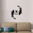 thumbnail image 3 of Beautiful Koi Fish Drawing Pisces Water Sign Symbol Horoscope Astrological Chart Zodiac Signs Vinyl Wall Art Sticker Decal For Home Room Wall Office Living Room Wall Decoration Decal Size(10x10 inch), 3 of 3