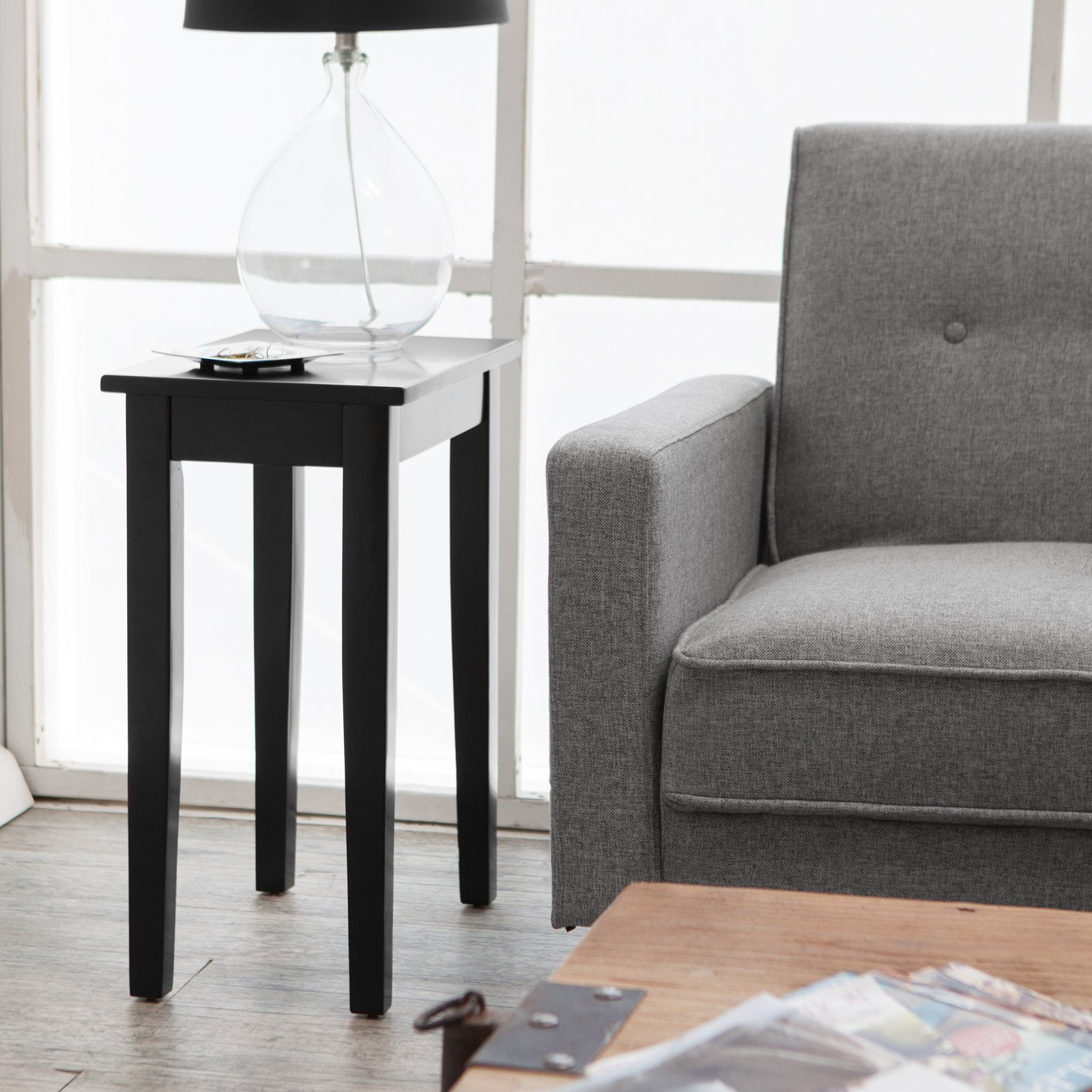 Turner Chair Side Table Black Com