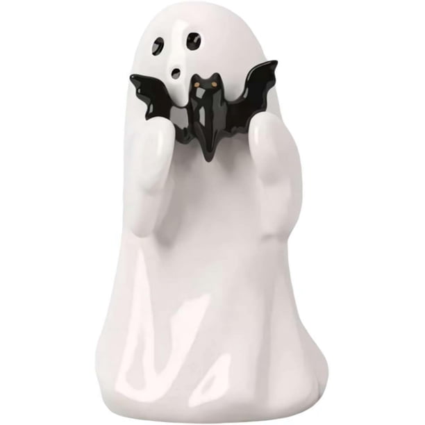Figuras de fantasmas de cerámica pequeñas y aterradoras, escultura de fantasma de Halloween, decoración de estatua, figura decorativa de fantasma de cerámica espeluznante de Halloween para colecciones