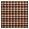 thumbnail image 3 of VHC Brands Heritage Farms Primitive Check Table Topper 40x40, Kitchen and Dining Room Decor, Tabletop Accessory, Cotton, Heritage Farms Collection, Square 40x40, Deep Burgundy, 3 of 3
