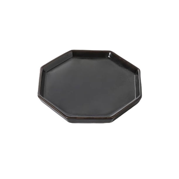 Platillo de cerámica for maceta de 17 cm, con bandeja octogonal for plantas, ideal for sala de estar y balcón.