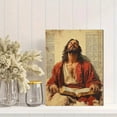 thumbnail image 2 of Qisvanset 12x16 Inch With Frame 2D Flat Wall Art Blessed Highly Favored Vintage Bible Verse Home Poster Decor, 2 of 8