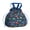 DarkBlue Dinosaurs Stars, variant on DarkBlue Dinosaurs Words Pattern Drawstring Lunch Bag Women - Drawstring Lunch Bag Insulated for Work Office - Stain-Resistant Large Lunchbags for Women with Multi-Pockets