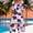 Style22-Purple pants for women, variant on Maqroz Jumpsuits for Women Casual Wide Leg Summer Boho Floral Printed Baggy Wide Leg Overalls Short Sleeve V Neck Back Zipper Rompers with Side Pockets Fashion One Piece Outfits Blue L