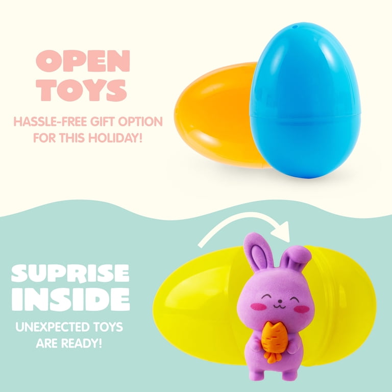 Joyfy 80 Packs Prefilled Easter Eggs with Assorted Toys,Easter Egg