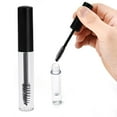 WSTEER 1.5ML Plastic Clear Empty Mascara Tube Vial Container with Black