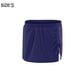 thumbnail image 2 of Falda de baño con abertura en la cintura para mujer, parte inferior de baño deportiva con cordón y braguita incorporada, color azul, 2 of 7