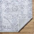 thumbnail image 6 of Hauteloom Nadia Hallway, Kitchen Runner Rug - Traditional - Light Silver, Metallic Silver, Light Purple - 2'7" x 7'10", 6 of 6