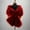 A, variant on Women's Wedding Fur Wraps and Shawls Bridal Fur Stoles Scarf with Rhinestones Brooch for Bride and Bridesmaids