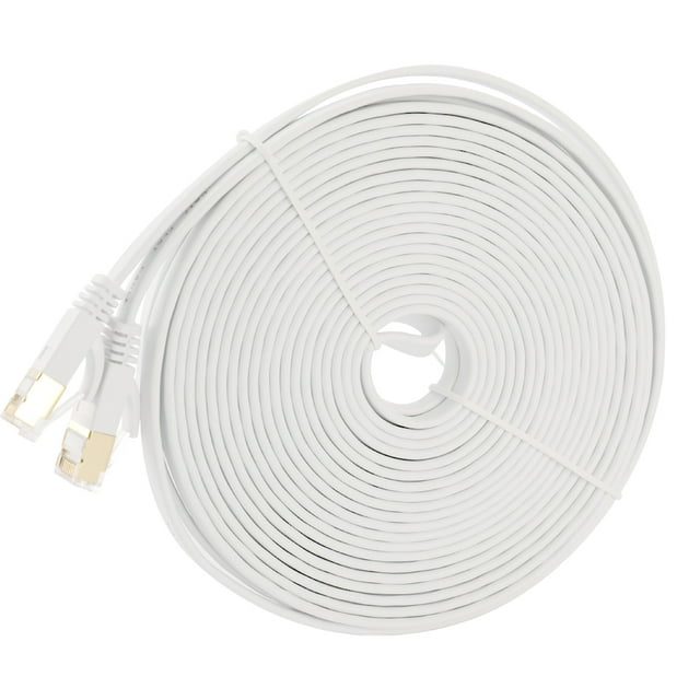 Amdohai CAT 7 Ethernet Computer Internet Flat Lan Network RJ45 Connector Cable
