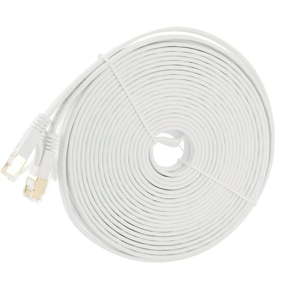 Amdohai CAT 7 Ethernet Computer Internet Flat Lan Network RJ45 Connector Cable