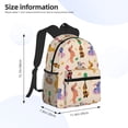 thumbnail image 5 of Gukieu Dogs In Different Poses Print Backpack, Waterproof Backpack with Adjustable Shoulder Straps, Suitable for Campus, Business, Travel, Unisex, 5 of 6