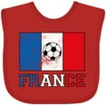 thumbnail image 3 of Inktastic French Soccer Boys or Girls Baby Bib, 3 of 4