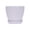 White, variant on Thickened Plastic Plant Pot with Drainage Tray, Breathable Flower Pot for Succulents & Indoor Outdoor Plants 11×11×9.8cm(Blue)
