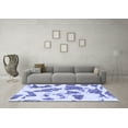 thumbnail image 3 of Ahgly Company Indoor Rectangle Abstract Blue Modern Area Rugs, 3' x 5', 3 of 4