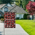 thumbnail image 4 of Christmas Red Buffalo Plaid Garden Flag Winter Snowflake Double Sided Flags 12x18 The Most Wonderful Time House Flag Yard Porch Banners Xmas Holiday Home Decorations Gifts, 4 of 5