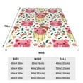 thumbnail image 3 of Pofeuu Christmas Cute Pigs Print Ultra-Soft Micro Fleece Blanket,for Bed Or Sofa,All Season Throw Blankets Flannel Blanket-80"x60", 3 of 7