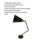 thumbnail image 4 of Lámpara de pared de metal 85-265 V luz de pared industrial ajustable de hierro de fácil operación para cafetería para restaurante ANGGREK Otros, 4 of 8