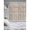 thumbnail image 4 of Living Room Curtains 72 Inches length, Vintage Farmhouse Window Treatment Curtain Drapes, Country Retro Beige Wooden Grain Light Filtering Drapes for Bedroom Laundry Room, 52"x72", 2 Panels, 4 of 7