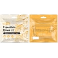 thumbnail image 3 of Essential Flows Kit – 3 Pantiliners, 2 Maxi Pads & 1 Feminine Wipe in Compact Zip Bag – Thin, Light, and Travel-Ready for Women & Girls – Single Pack (Orange), 3 of 4