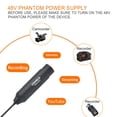 thumbnail image 4 of Micrófono COMICA CVM-V020 XLR Lavalier Phantom Power de 1,8 m, 4 of 7