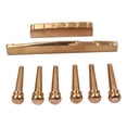 thumbnail image 1 of AURARMLET Piezas Duraderas Para Guitarra Con Cejuela Y Puente Dorados Ideales Para Repuesto Profesional, 1 of 8