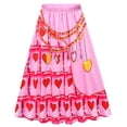 thumbnail image 5 of Rise of Red Cosplay Costume, Pink Princess Dress Halloween Costumes, Ruffle Sleeve Dress Pink Outfit, Movie Figure Halloween Cosplay, 120, 5 of 8