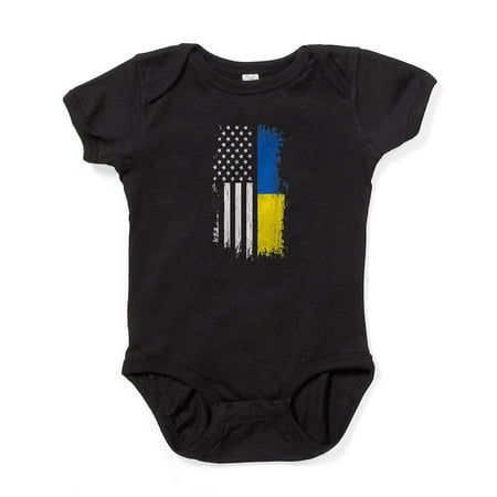 

CafePress - Ukrainian American Flag Pride Ukraine Us Body Suit - Cute Infant Bodysuit Baby Romper - Size Newborn - 24 Months