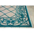 thumbnail image 4 of Nourison Aloha Indoor/Outdoor Aqua 3'6" x 5'6" Area Rug, (4x6), 4 of 7