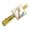 Gold, variant on Letter Z Floral Monogram Initial Square Tie Bar Clip Clasp Tack- Silver or Gold
