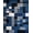 Blue, Pattern 1, variant on ODIKA 4'x6' Machine Washable Non-Slip Area Rug, Whimsical Maze Interlocking Labyrinth High Traffic Rug, Black, 664256
