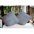 thumbnail image 5 of 16"x16" Simply Daisy Marled Knit Poly Indoor/Outdoor Pillow, Blue Qty 1, 5 of 5