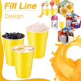 thumbnail image 4 of (16 oz, yellow) Disposable plastic cup, 50 pack Helianthus, 4 of 5