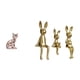 thumbnail image 1 of Figura de escritorio de gato, estatua de gato, estante, decoración para oficina o hogar, figura escultórica, estatua sentada, adorno de cerámica., 1 of 8