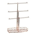 thumbnail image 4 of Organizador de joyas, soporte para collar, pulsera, collar, estante de 3 niveles, soporte para presentación de joyería para apartamento, vestidor de Yuyangstore Organizador de joyas, 4 of 8