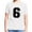 /A1White19, variant on MEZZALL Boys Graphic Tee With Number Six Print Comfortable Short Sleeve T-Shirt O-Neck For Kids Casual Daily Wear Youth For Play And School Children T-Shirt Soft Breathable Fabric Holiday Streetwear
